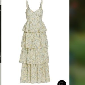 Astr the Label Midsummer Floral Tiered Dress